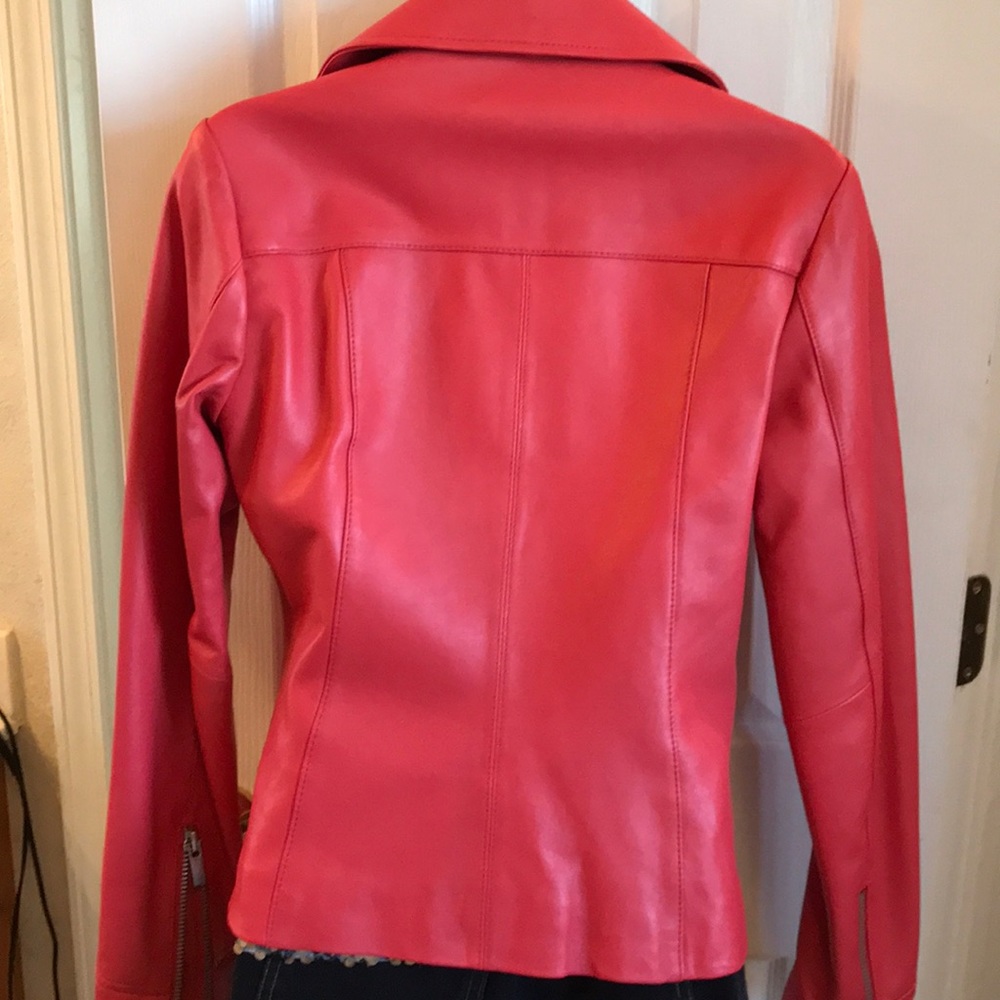 Leather Moto Jacket - Picture 3 of 5
